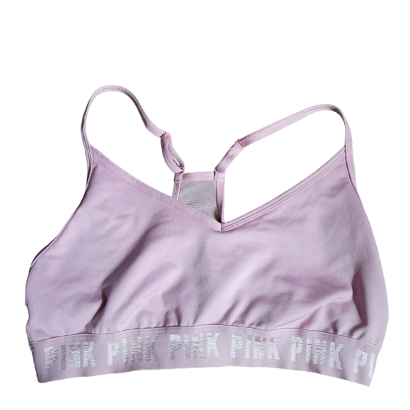 PINK Victoria's Secret Other - Victoria secret pink large Womens Athletic Sports Bra nude pink big